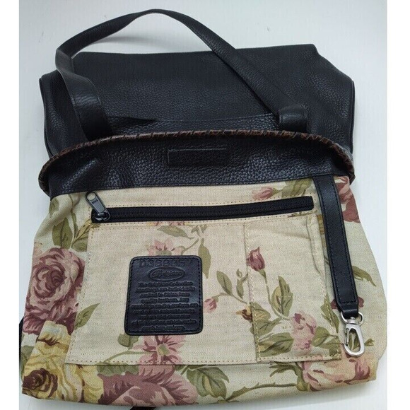 Brighton Black Pebbled Leather Pockets Double Handles Tote Shoulder Bag - Picture 11 of 14